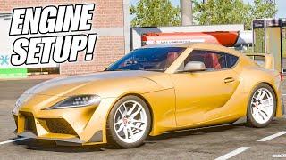 POWERFUL Toyota Supra Mk5 Engine Setup Guide Tutorial | Car Parking Multiplayer 2