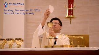 Sunday, December 29, 2024 - Sunday Mass at St. Faustina