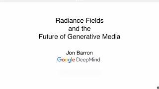 Radiance Fields and the Future of Generative Media