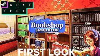 STEAM NEXT FEST - I'm Into Selling Books - BookShop Simulator Demo