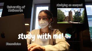 Spend a study day with me (VLOG)!  | University of Melbourne, Biomed, Exam season