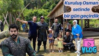 KURULUŞ OSMAN SETİNDE BİR GÜN GEÇİRMEK/ VLOG / ALPLARDAN MUHTEŞEM GÖSTERİ @KurulusOsman