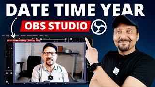 How TO Show Real Date And Time On Live Stream For Free | Add Date And Time In OBS Studio 29 | 2023