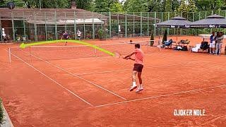 Novak Djokovic Practice Return of Serve - Belgrade 2025