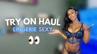 TRY ON HAUL - LINGERIE SEXY TRANSPARENTE ​🩵