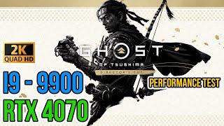 Ghost of Tsushima: Director's Cut (PC) — MAX Settings | 2K (i9-9900 & RTX4070) | Performance Test