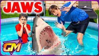 Jaws Parody - Scary Shark Attacks Kids!