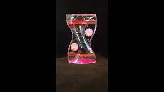 Liquid Timer Double Spinner Swirl - Pink