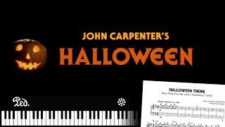 Halloween Theme (John Carpenter) - Solo piano (with pedal), Easy piano sheet music