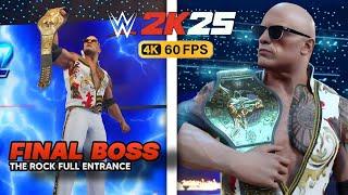 WWE 2K25 The Rock “Final Boss” Full Official Entrance