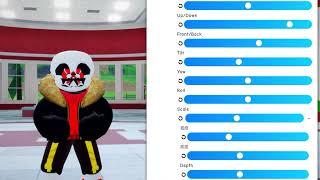 How to make UnderFell Sans in Robloxian High School (Broken by Update in RHS)