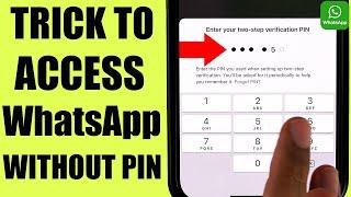 What to do when you FORGOT your WhatsApp PIN