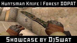  Huntsman Knife | Forest DDPAT [Охотничий нож | Пиксельный камуфляж «Лес»]