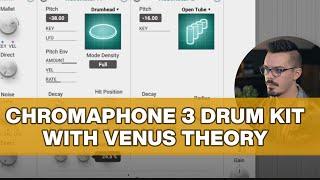 Making a Drum Kit with Venus Theory in Chromaphone 3