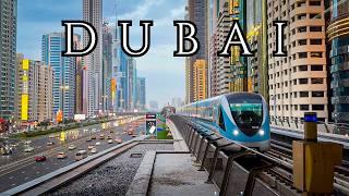 Metro system in Dubai, UAE  | Dubai Metro | 2024