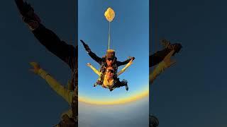 Horizon at dusk, skydiving, Tah skydiving, take the shadow stone to fly