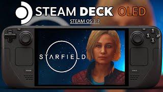 Starfield Steam Deck OLED Performance | Steam OS 3.7 Starfield Gameplay Settings