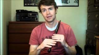Bagpipe Master: How to hold a practice chanter: How to play the bagpipes