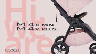 Hi, we are M.4xMiNi & M.4xPLUS, from the M.4you-line by MAST Swiss Design - Create your stroller