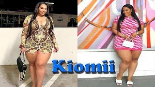 Kiomii - American plus-size fashion model | brand ambassador, body-positive activist