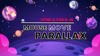 Create a mousemove parallax effect using html css jquery in 5 Minutes || perspectiva js