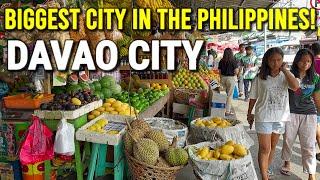 The BIGGEST CITY in The Philippines! DAVAO CITY | Exploring Streets, Wet Market + SM Lanang