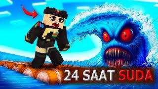  Minecraft'da 24 SAAT SUDAkeçirtdim ! ( Gəmi batdı  )