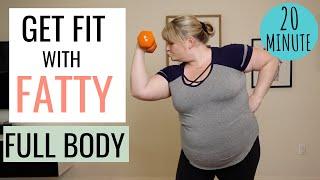 PLUS SIZE Modified FULL BODY Dumbbell Workout for Obese Beginners (Burn Fat & Build Muscle)