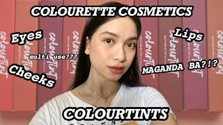 THE BEST AFFORDABLE MULTI USE OIL-TINT? | COLOURETTE COLOURTINTS REVIEW + WEAR TEST | Danah Asana