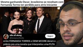 BRASIL VENCE OSCAR MAS BRASILEIROS QUERIAM MAIS E SÃO BLOQUEADOS POR PERFIL OFICIAL DA PREMIAÇÃO