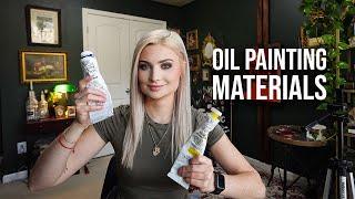 Oil Painting Materials | TUTORIAL