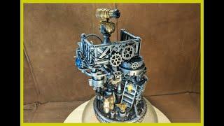 Steampunk Observation Engine Assemblage