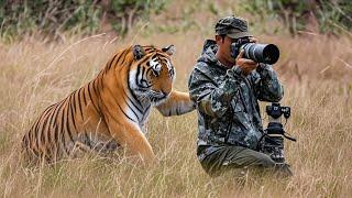 Wild Animals Surprised Wildlife Photographer When He was Taking Pictures