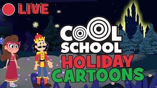 LIVE  Cool School HOLIDAY Cartoons for Kids  Ms. Booksy, Drew Pendous, Snow White + more!