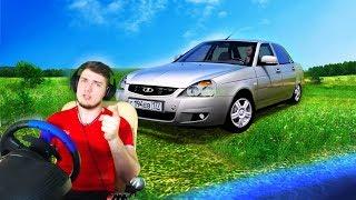 ПОЕХАЛ С ДРУЗЬЯМИ НА ПРИРОДУ - RP в CITY CAR DRIVING + РУЛЬ