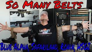 What Tactical Belt Do You Need? Safariland Blue Alpha Ronin HSGI