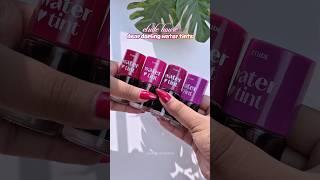 swatching the @ETUDE_official dear darling water tints 
