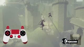 NieR: Automata - 2 Types of Long Jump Tutorial (Gamepad Guide)