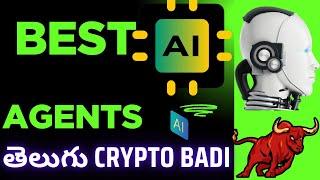 Best AI Agents | Crypto AI Agents in Telugu | Telugu Crypto Badi | Best Cryptos Telugu 2025