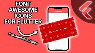 Easily Show More Icons In Flutter (font_awesome_flutter) #Flutter #AppDevelopment