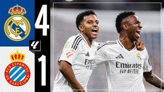 Real Madrid 4-1 Espanyol : Premier League Highlights