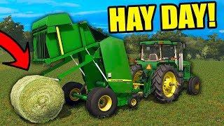 MAKE HAY WHILE THE SUN SHINES! SATURDAY MORNING FARMING | FARMING SIMULATOR 2017