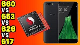 Snapdragon 660 Vs Snapdragon 653 vs Snapdragon 626 vs Snapdragon 617 Benchmarks!