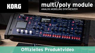 KORG multi/poly module - Analog Modeling der nächsten Generation im Rack-Format