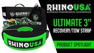 Rhino USA - Ultimate 3" Recovery/Tow Strap | Product Spotlight