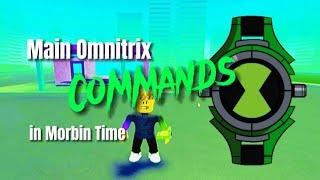 Main Omnitrix Commands in Morbin Time | Roblox