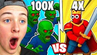 100 ZOMBIES vs 4 GODS in TABS