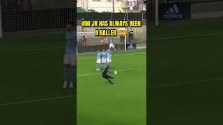 VINI JR at REAL MADRID ACADEMY! (CRAZY) #shorts | SY Football #SUCCESS4YOUNGSTERS