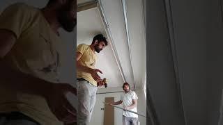 alçıpan gizli ışık nasıl yapılır (drywall Trockenbau cartongesso cloison sèche fitting labour work)