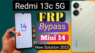 MIUI 14 Frp Bypass Done  | All Redmi Frp Boom || Redmi 13c Frp Unlock Android 14